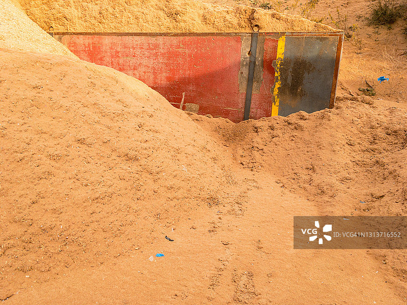 木材回收工厂图片素材