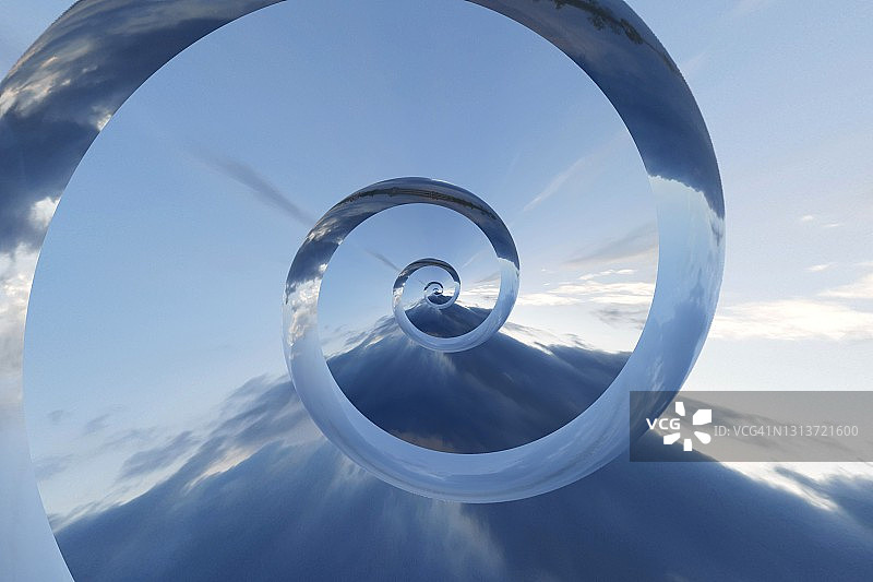 无尽的星空螺旋图片素材