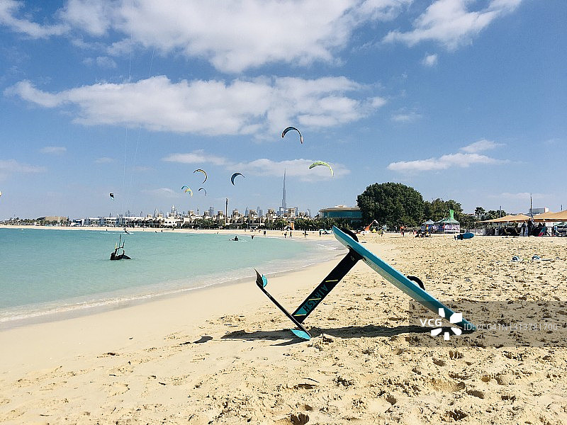 风筝冲浪图片素材
