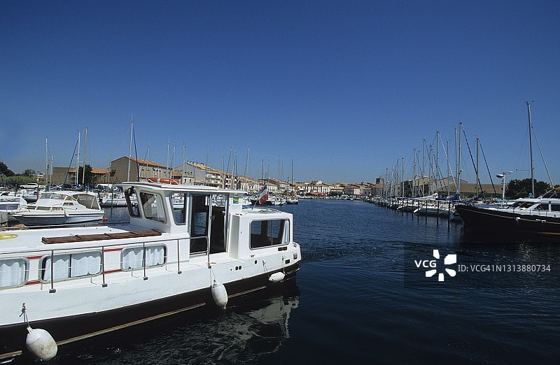 梅泽：渔港和码头图片素材