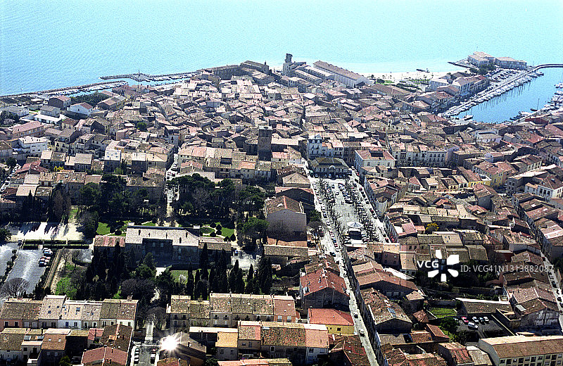 城市鸟瞰拼盘图片素材