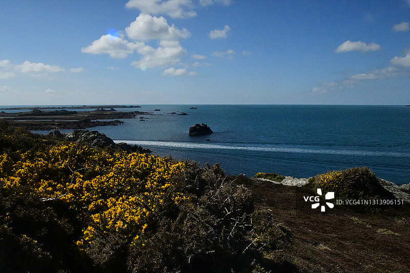 锡利群岛的沿海风光图片素材