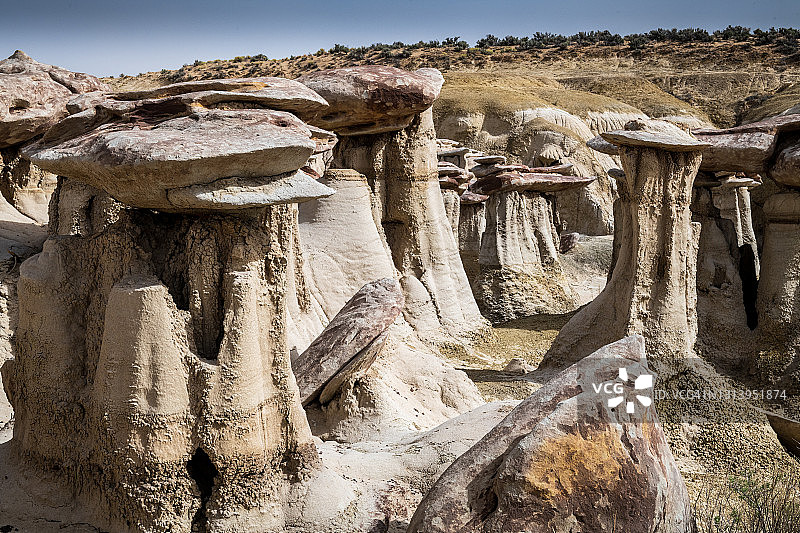 新墨西哥州的阿什-希-斯勒-帕荒野图片素材