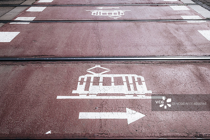 有轨电车标志图片素材