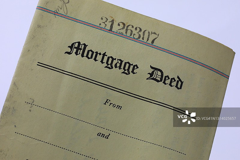 官方抵押契约图片素材