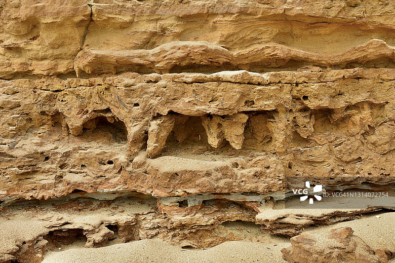 龙牙状侵蚀地貌图片素材