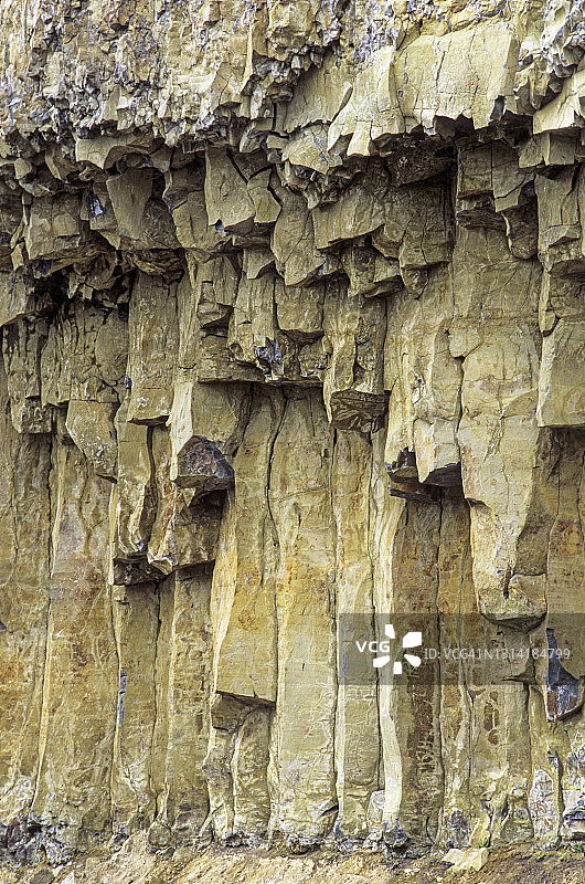 柱状玄武岩，火山岩，地质，黄石公园图片素材