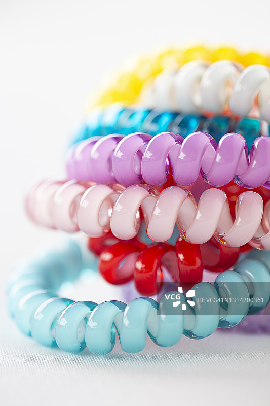 彩色发圈图案图片素材