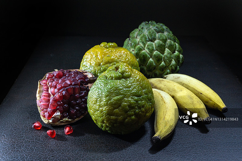 橙子与石榴图片素材