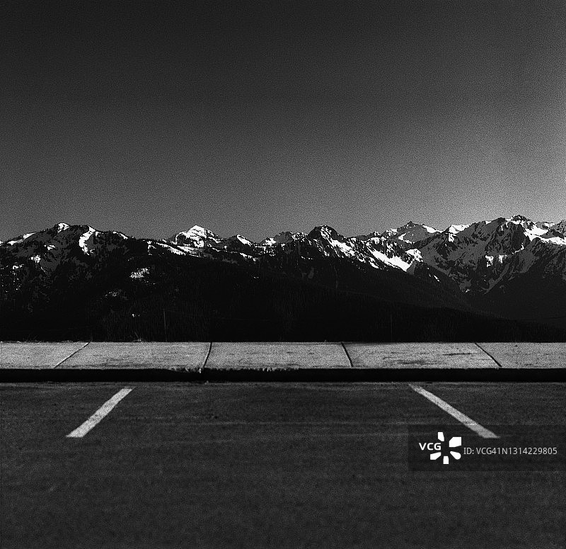 华盛顿州奥林匹克国家公园飓风岭停车场图片素材