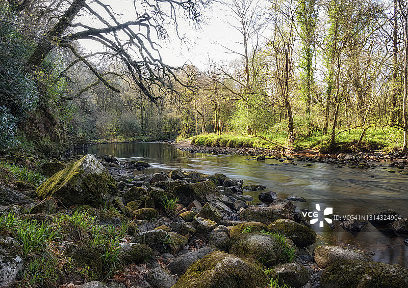达特河风光图片素材