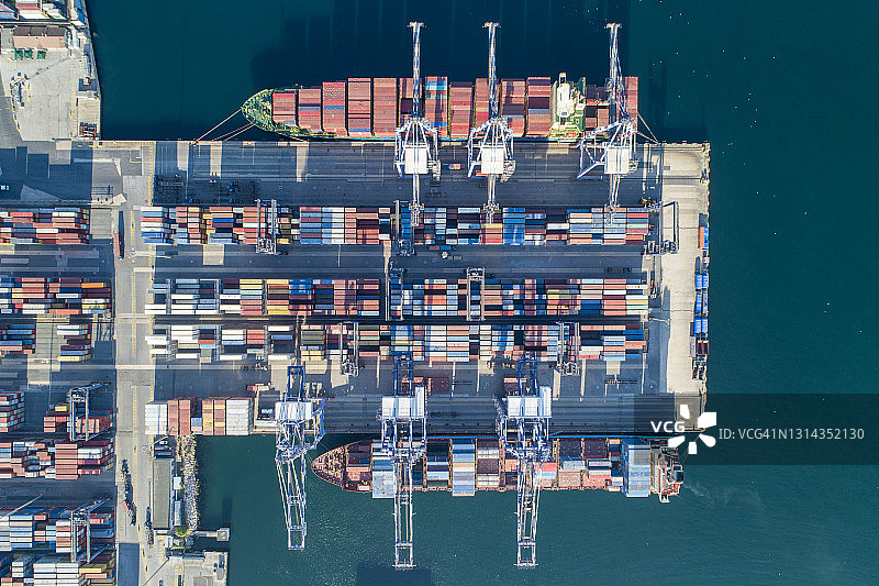 货运、配送仓库、贸易港口图片素材