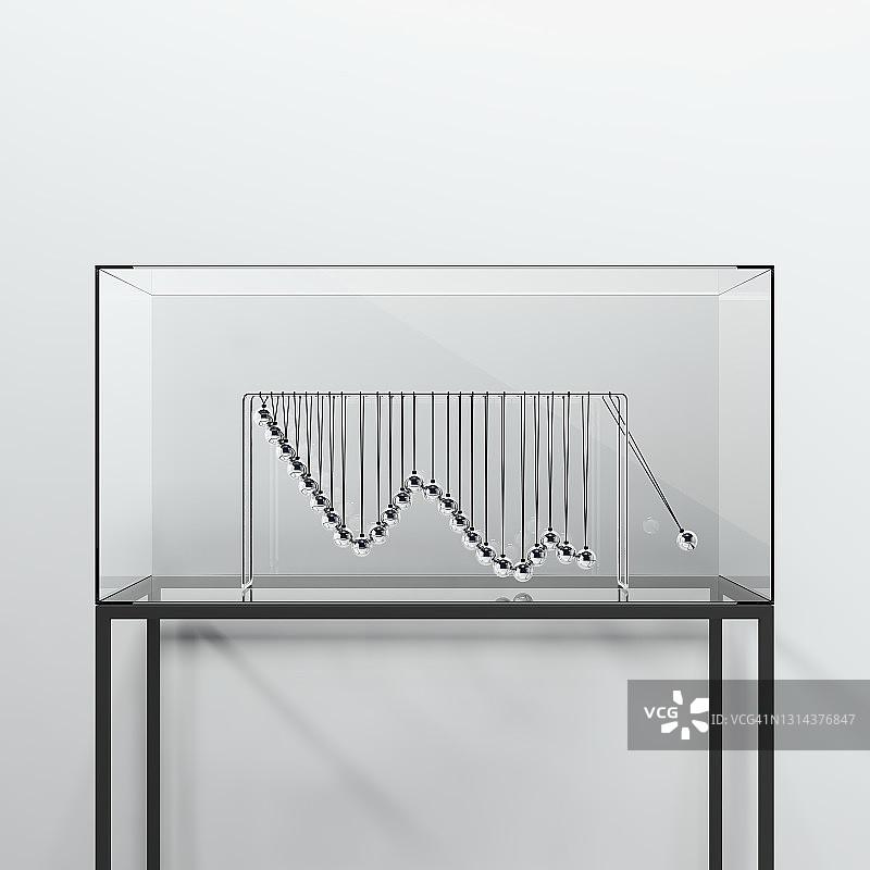 用于创建下降图的牛顿摆图片素材