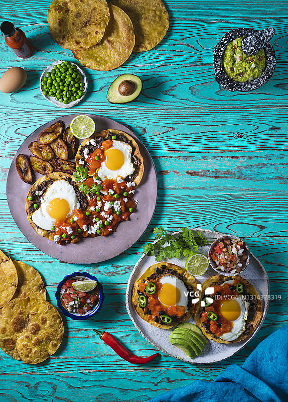墨西哥鸡蛋早餐图片素材