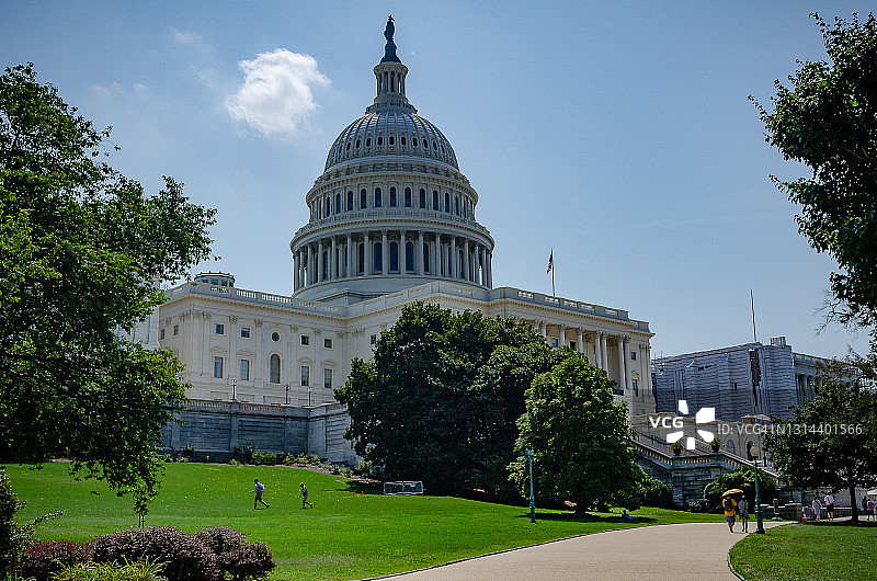 美国国会大厦，华盛顿特区图片素材
