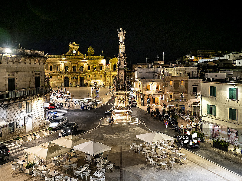 意大利布林迪西省奥斯图尼：圣奥伦修斯柱图片素材