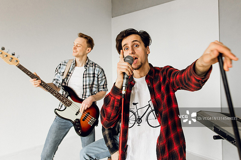 乐队正在排练图片素材