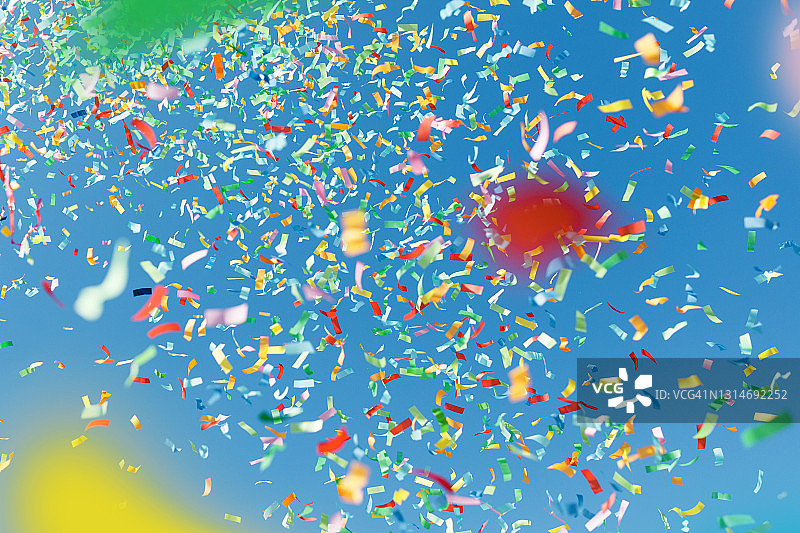 五彩纸屑图片素材