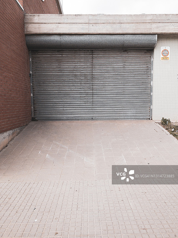 关闭的门图片素材