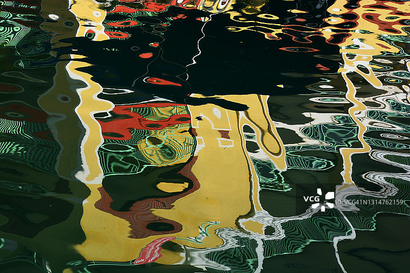 抽象彩色法国风光图片素材