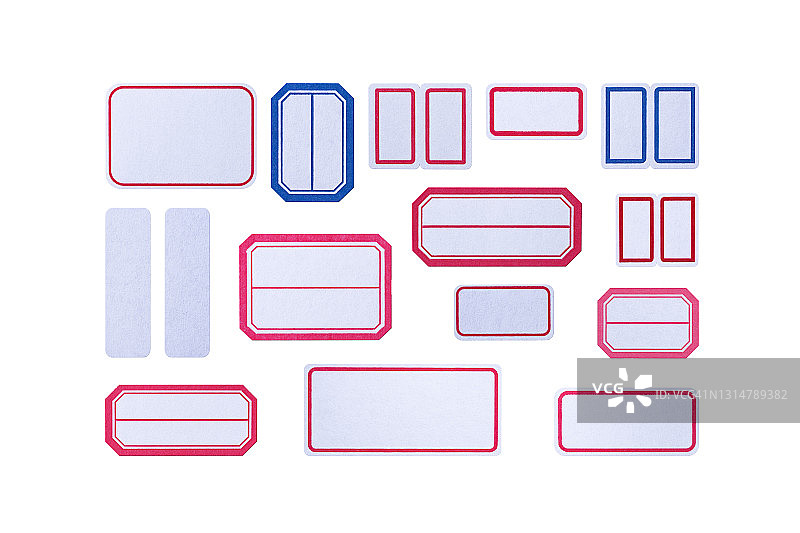 空白橡胶印章标签贴纸图片素材