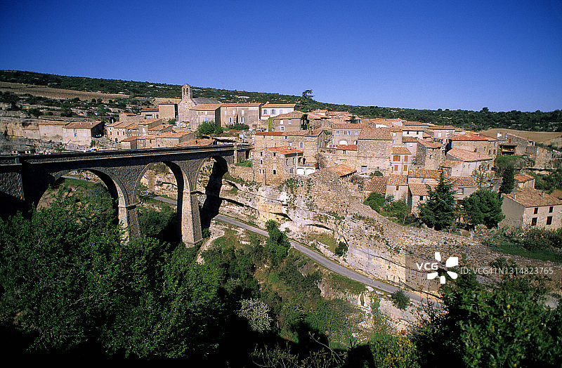 埃罗省的旅游村庄米内瓦图片素材