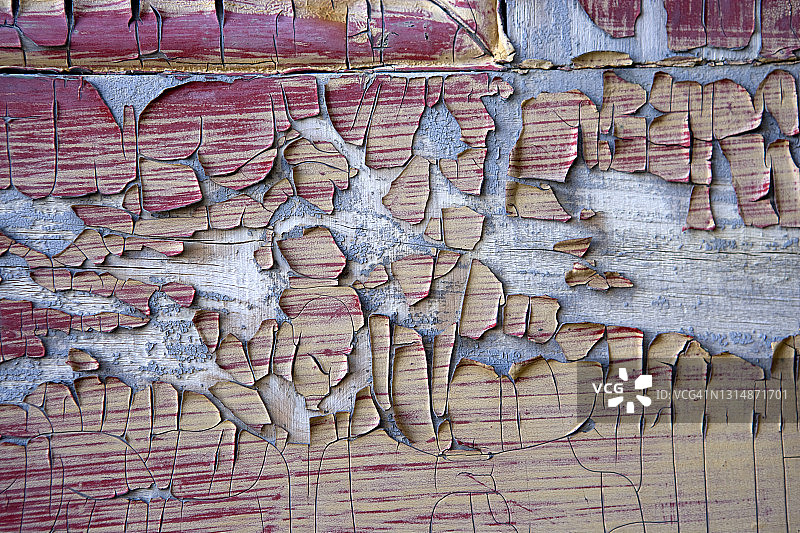 加拿大北极地区：风化的外部门特写图片素材