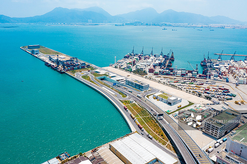 屯门至赤鱲角连接路景观图片素材