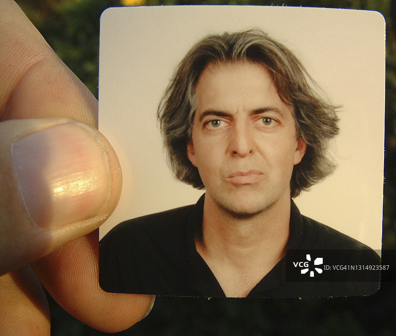 男性护照头像照片图片素材