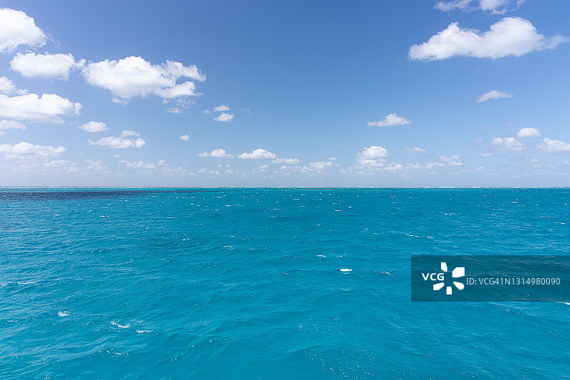 珊瑚环礁泻湖- Lady Musgrave岛，大堡礁图片素材