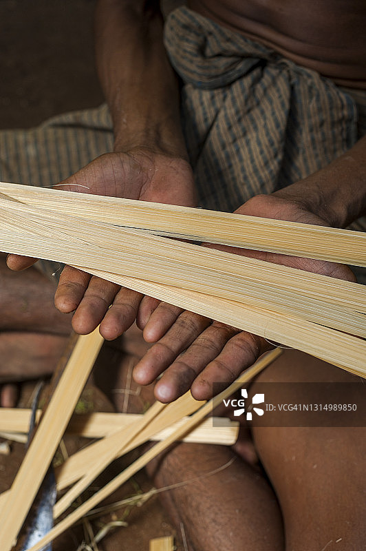 竹制品加工图片素材