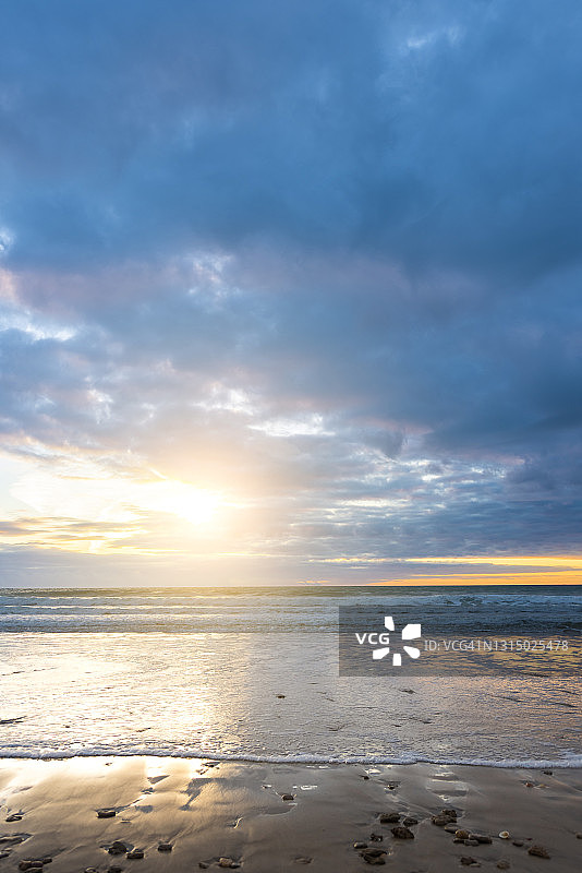 加的斯的绚丽日落图片素材