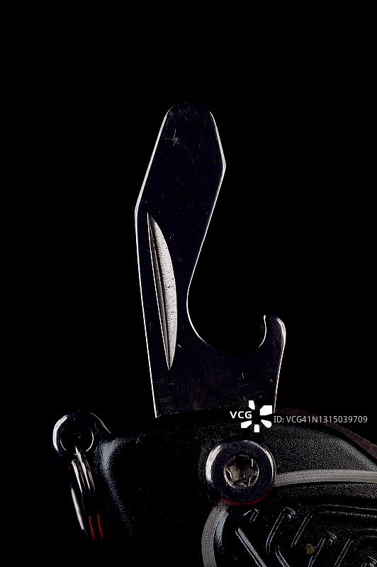 带开罐器的袖珍刀图片素材