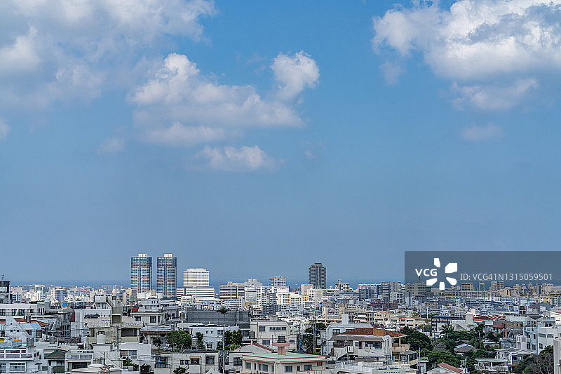 日本那霸市的住宅区图片素材