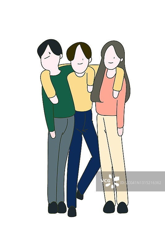 青春与朋友图片素材