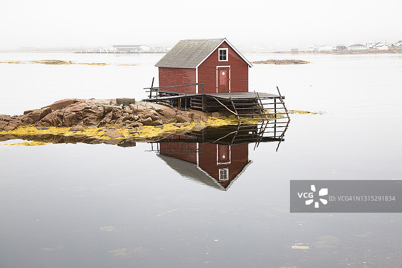 纽芬兰传统渔业舞台图片素材