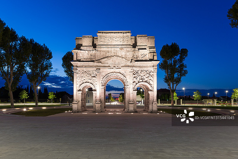 奥朗日凯旋门（法国）图片素材