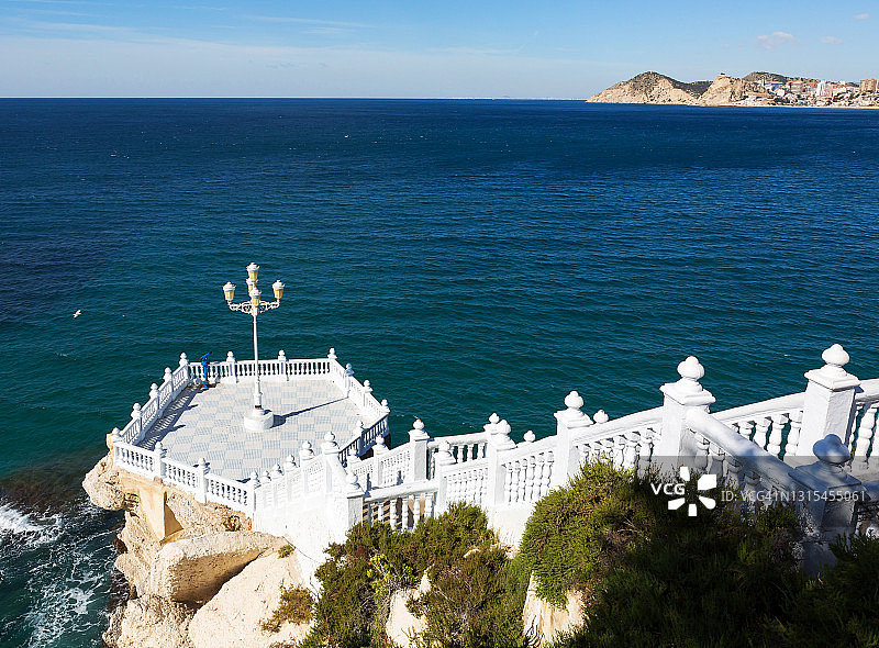 贝尼多姆地中海阳台观景点（西班牙）图片素材