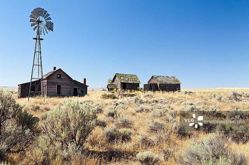 废弃的农庄图片素材