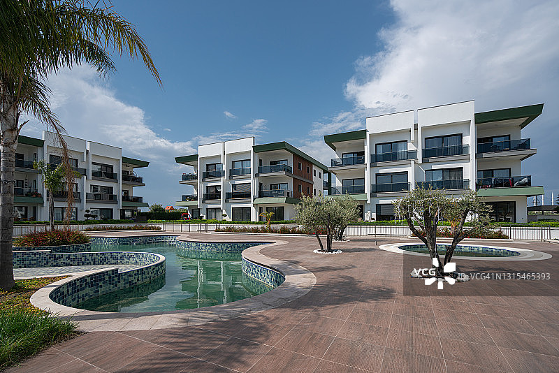 现代房地产豪华酒店图片素材