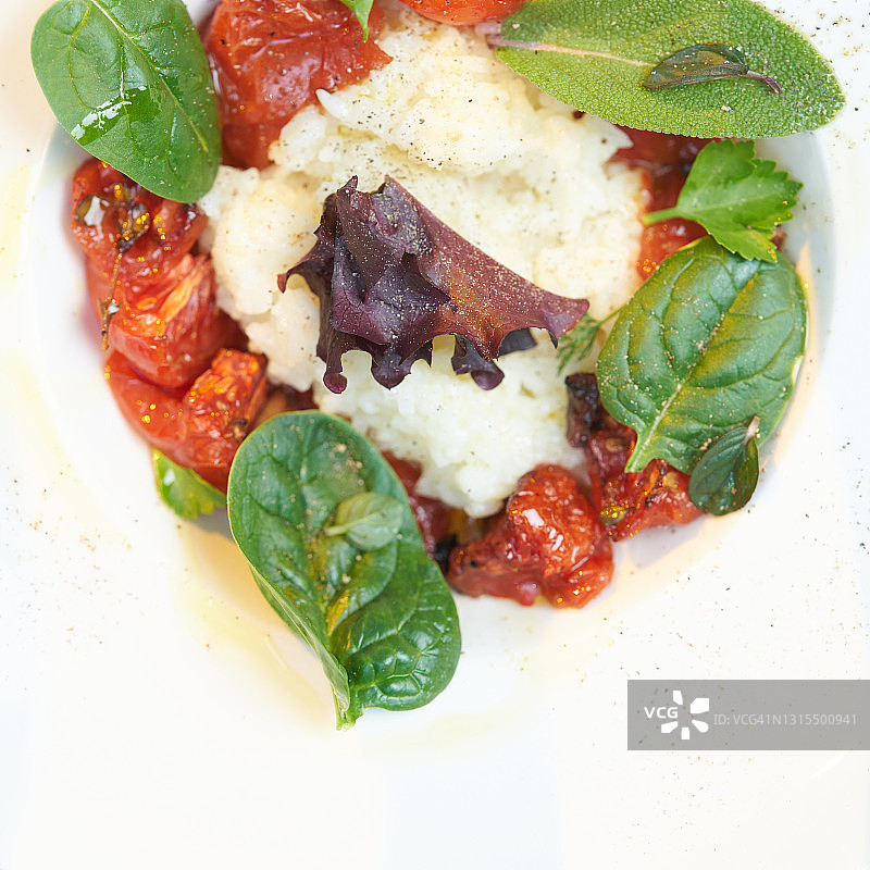 蔬菜印度香米饭图片素材