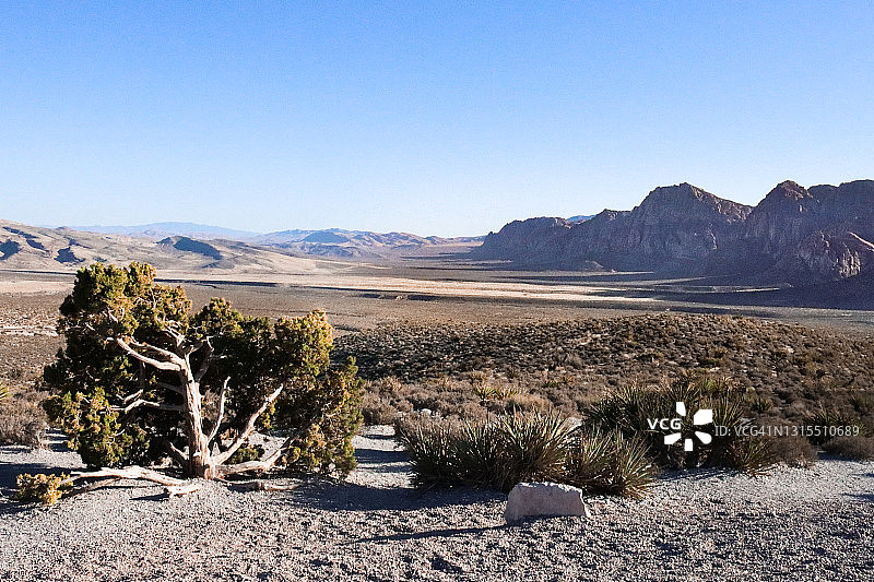 红石峡谷的高角度俯瞰图图片素材