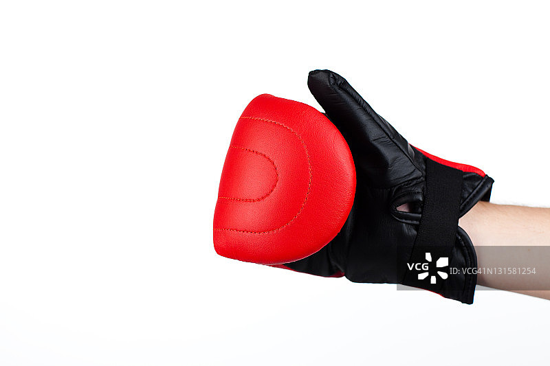戴着拳击手套的男子照片图片素材