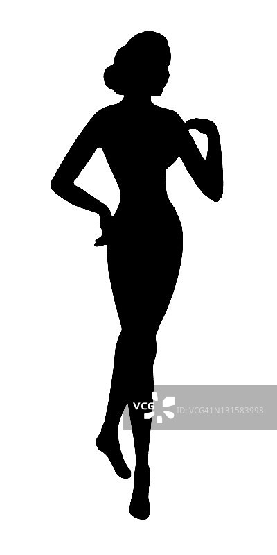 女人的轮廓图片素材