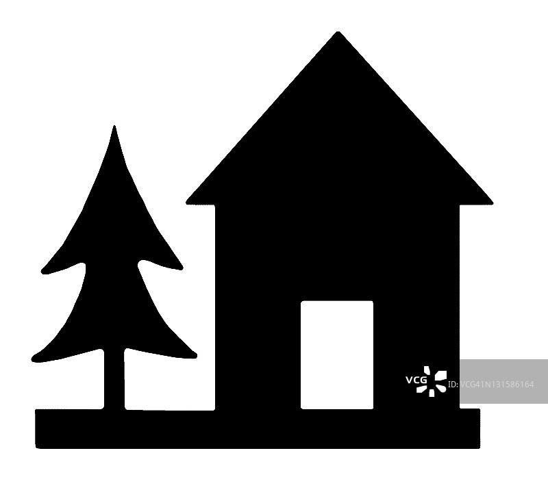 房屋和树木图片素材