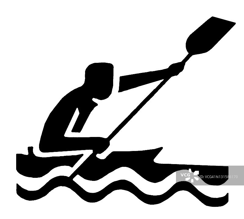 皮划艇运动的人图片素材