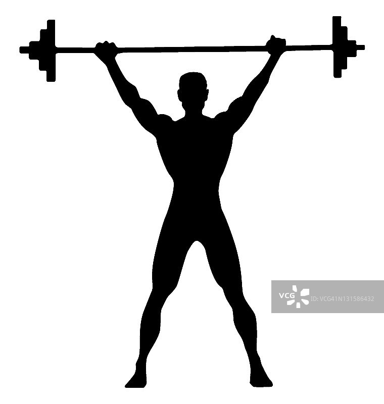 男人举杠铃图片素材