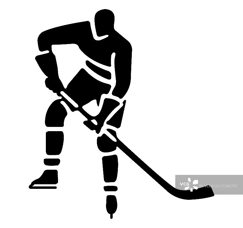 冰球运动员图片素材