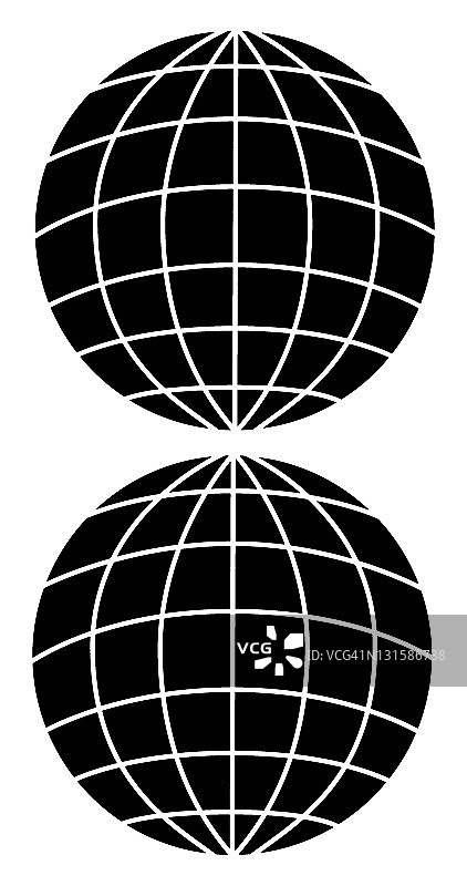 两个地球仪图片素材