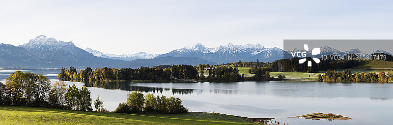 福尔根湖风光图片素材